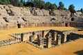 Roman Amphitheatre ruins, Italica, Seville, Spain.