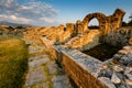 Roman Ampitheater Ruins in Salona Royalty Free Stock Photo
