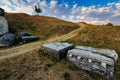 Roman Ampitheater Ruins in Salona Royalty Free Stock Photo