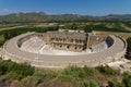 The Roman ancient theater in Aspendos.