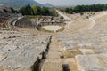 Roman anphitheater in ancient city Ephesus. Royalty Free Stock Photo