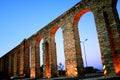 Roman aquaduct in Portugal Royalty Free Stock Photo