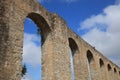 Roman Aqueduct in Evora. Portugal Royalty Free Stock Photo