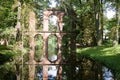 The roman aqueduct in the Arkadia park in Poland Royalty Free Stock Photo