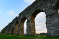 Roman aqueduct. Parco degli Acquedotti, Roma Royalty Free Stock Photo