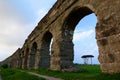 Roman aqueduct. Parco degli Acquedotti, Roma Royalty Free Stock Photo