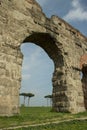 Roman aqueduct in San Policarpo Park, Rome