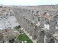 Roman aqueduct in Segovia