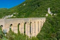 Roman aqueduct of Spoleto, Umbria Italy
