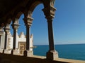 Roman arch in a Palace with sea views