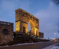 Roman arch of Medinaceli. Soria, Spain