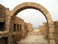 Roman arch, ruins, Caesarea, Israel, Middle East Royalty Free Stock Photo