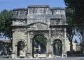 The Roman Arch of Triumph, Orange, southern France Royalty Free Stock Photo