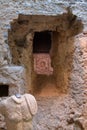 Roman archaeological finds at the museum in LaSpezia, Italy.