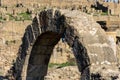 Roman arches in the ancient Roman city of Djemila.