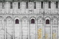Roman architectural window walls Royalty Free Stock Photo