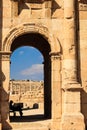 Roman archway at Jeresh in Jordan