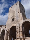 Roman Arena at Arles, Provence Royalty Free Stock Photo
