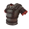 Roman armor 3d illustration isolated on white background Royalty Free Stock Photo