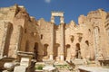 Roman basilica, Libya Royalty Free Stock Photo