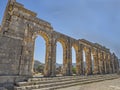 Roman Basilica in Volubilis, Morocco Royalty Free Stock Photo