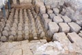 Roman bath house in the ancient city of Bet Shean Royalty Free Stock Photo