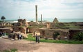 Roman bath ruins, Carthage, Tunisia Royalty Free Stock Photo