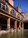 Roman Baths, Bath, England. Royalty Free Stock Photo