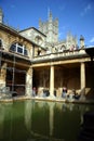 Roman Baths (Bath; England) Royalty Free Stock Photo