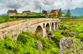 Roman Bridge across the Mostanica River near Niksic in Montenegro