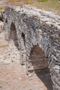 Roman bridge in Baelo Claudia's ruins Royalty Free Stock Photo