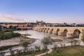 Roman bridge in Cordoba, Andalusia, southern Spain.