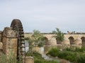 The Roman Bridge of Cordoba, Andalusia, Spain. April 3, 2015