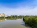 The Roman Bridge of Cordoba, Andalusia, Spain. April 3, 2015