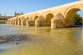 The Roman bridge, Cordova, Andalusia, Spain.