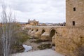 The Roman Bridge and the Calahorra Tower in Cordoba, Spain