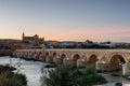 Roman Bridge and Guadalquivir river, Great Mosque, Cordoba, Spain Royalty Free Stock Photo