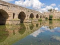 Roman Bridge over the Guadiana River, Spain