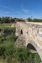 Roman Bridge in Salamanca, Spain Royalty Free Stock Photo