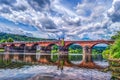 The Roman bridge in Trier Royalty Free Stock Photo