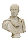 Roman bust of a man from the 3rd century CE