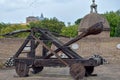 Roman catapult - Sant`Angelo Castle Italy