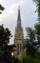 Roman Catholic church of the Immaculate Virgin Mary in Backa Topola Royalty Free Stock Photo