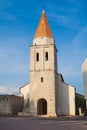 Roman-catholic church in Krk, Croatia Royalty Free Stock Photo