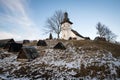 Roman Catholic church of Saint Martin the bishop in Martincek village, Slovakia Royalty Free Stock Photo