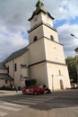 Roman catholic church of St. Bartolomej, Prievidza Royalty Free Stock Photo