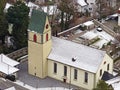 Roman Catholic Church of St. Martin or RÃÂ¶misch-katholische Kirche St. Martin Fli-Kirche, Wessen - Switzerland