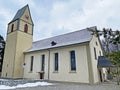 Roman Catholic Church of St. Martin or RÃÂ¶misch-katholische Kirche St. Martin Fli-Kirche, Wessen - Switzerland Royalty Free Stock Photo