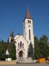 Roman Catholic church of Tokaj Royalty Free Stock Photo