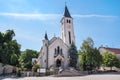 Roman Catholic Church in Tokaj, Hungary Royalty Free Stock Photo